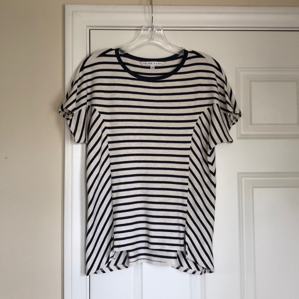 Trina Turk Knit Striped Top Sz P…fits a S